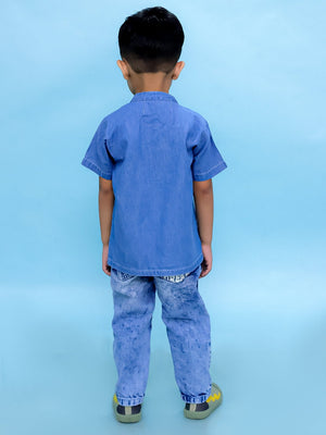 Boys Chambray Shirt Light - KCW - ATC - BCSL - 1 - 2
