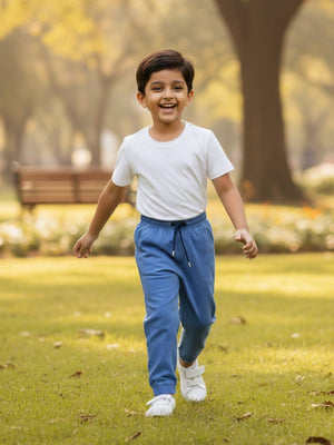 Boys Denim Jogger - 1 - 2 Years Kids Casual Bottom