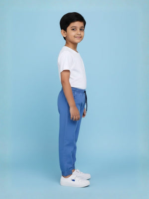 Boys Denim Jogger - 1 - 2 Years Kids Casual Bottom
