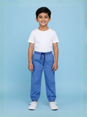 Boys Denim Jogger - 1 - 2 Years Kids Casual Bottom