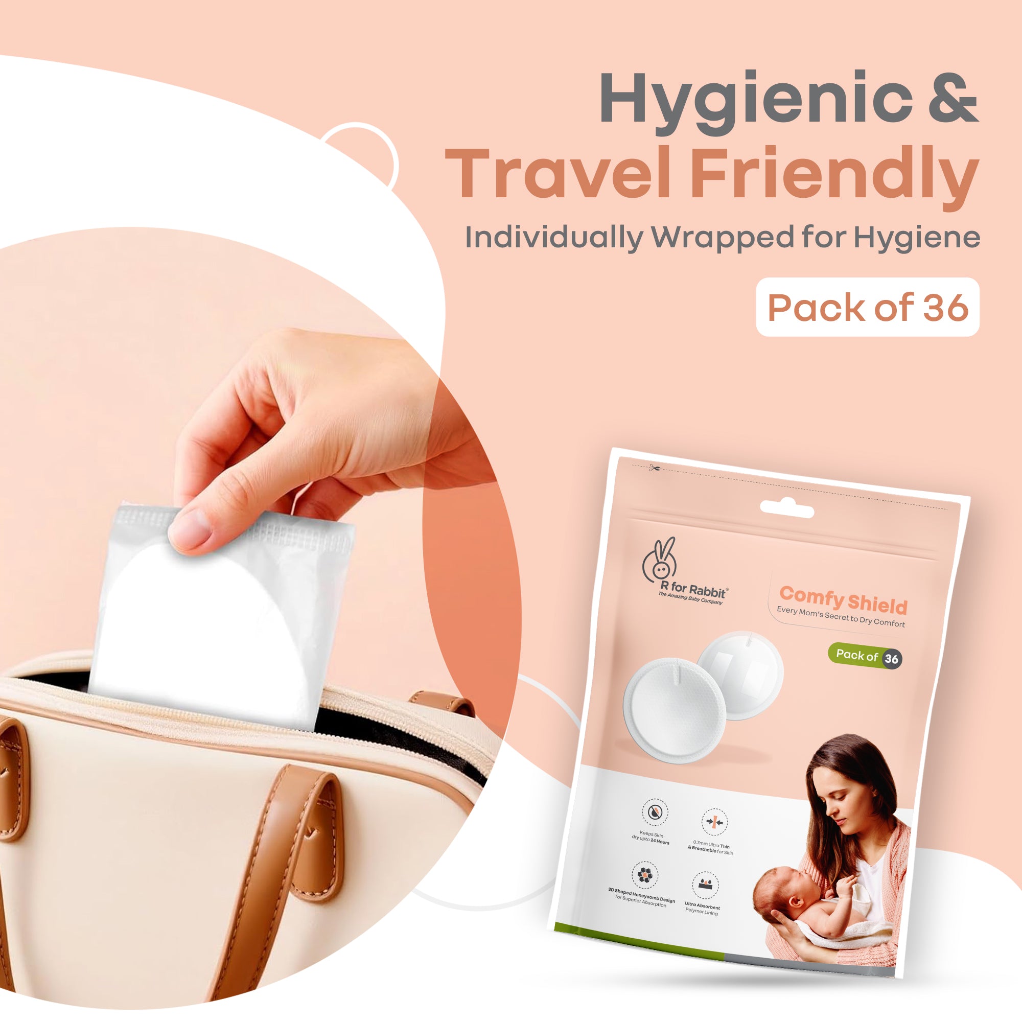 R For Rabbit Comfy Shield