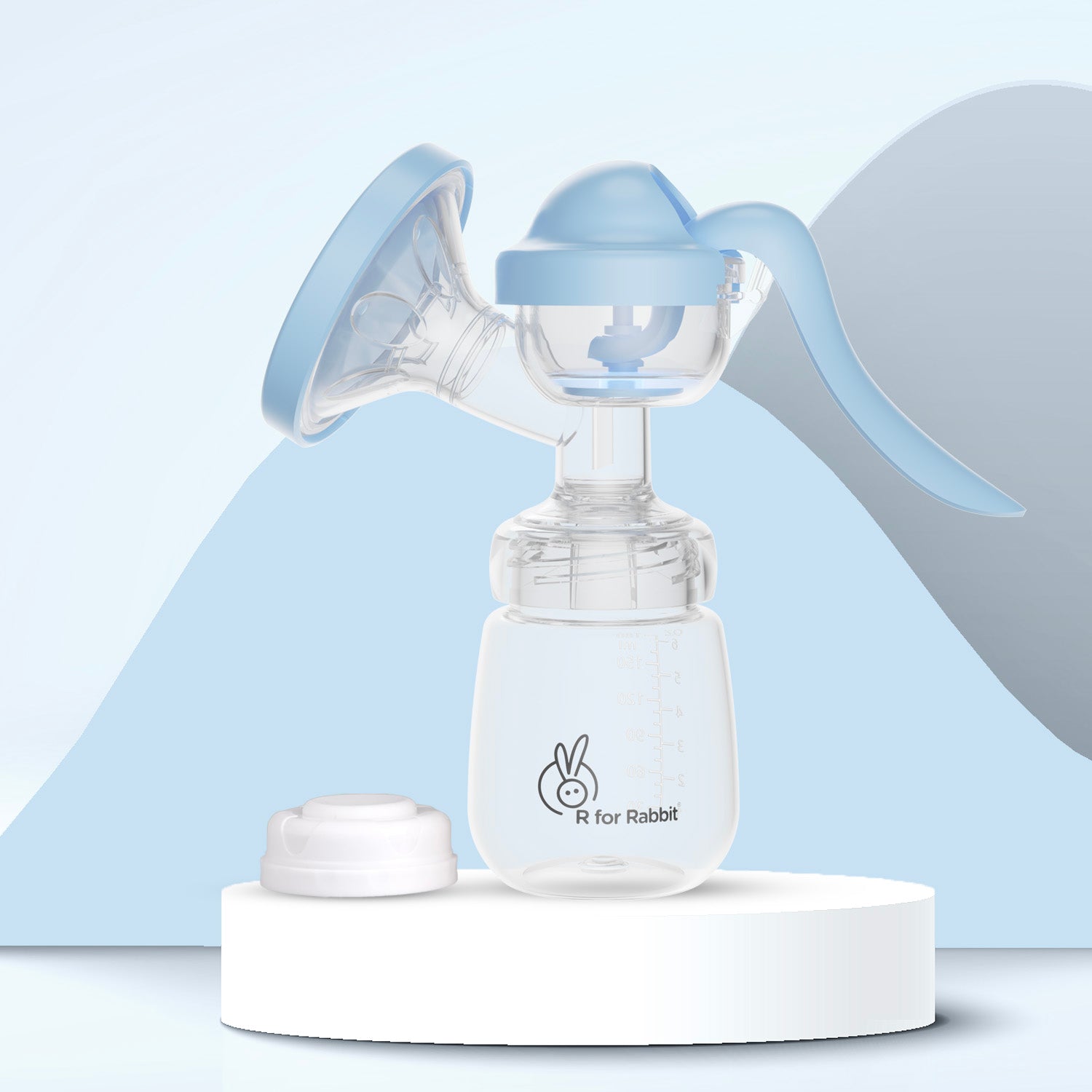 R for Rabbit First Feed Cozy Manual Feeding Breast Pump With 2 Suction Level Adjustment