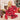 Bright Red Snowflakes & Candycanes Christmas Printed Nightsuit Set for Adults, Unisex - S Christmas