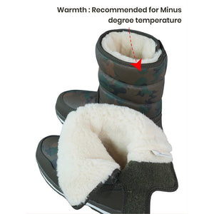 Brown Camoflouge Waterproof Winter Snow Boots for Kids for Minus degree temperature - 31 EUR Winter Wear
