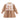 Brown & Cream Front floral Jacket patterned Knitted Frock Winter wear - Little Surprise BoxBrown & Cream Front floral Jacket patterned Knitted Frock Winter wear