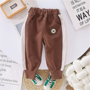 Brown Dino Broach Designed Jacket 3 Pcs Track Suit Set For Toddlers And Kids - 2 - 3 Years Kids Clothing
