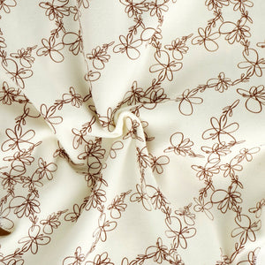 Brown Doodle Butterfly full sleeves jumpsuit style Romper for Tiny Toddlers - 12 - 18 Months Kids Clothing