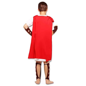 Brown Gladiator, Kids Halloween Costume Fancy Dress Up - 7 - 9 Years Halloween