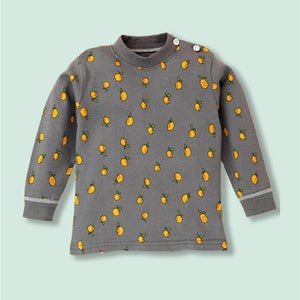 Brown Lemon Full sleeves tops & pants set Unisex Kids Wear - 18 - 24 months Kids Clothing