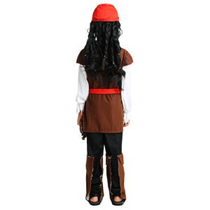Brown Pirate, kids halloween costume fancy dress up - 7 - 8 Years Halloween