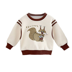 Brown Squirrel Tracksuit Set for Kids - 2 - 3 Years Kids Clothing