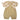 Brown Tee Cream Dungary Style 2Pcs Set For Toddlers And Kids - 1 - 2 Years Kids Clothing