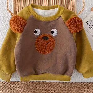 BrownBear 3DEars 2pcs Sherpa Winter Tracksuit Set for Kids - 1 - 2 Years Kids Clothing