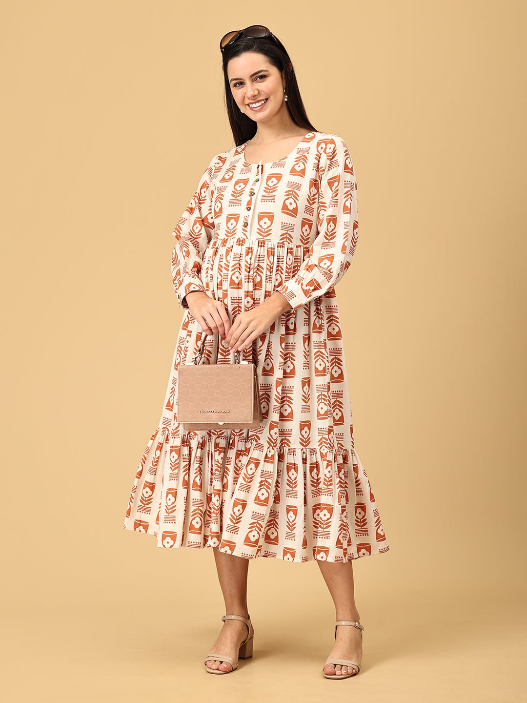 Brownie Points Maternity and Nursing Dress - DRS - SK - BRWNP - S