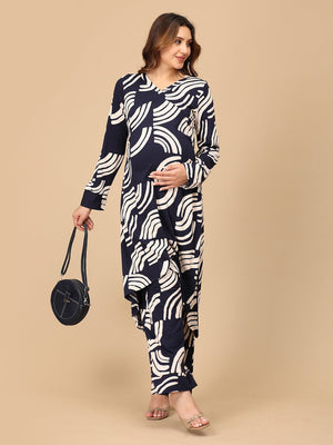 Brush Me Off Maternity and Nursing Co - ord Set - MAT - SD - BRMOF - S