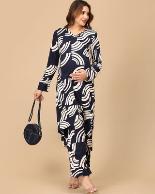 Brush Me Off Maternity and Nursing Co - ord Set - MAT - SD - BRMOF - S