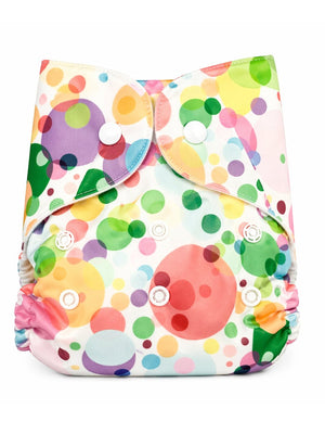 Bubbles Print - Reusable Diaper - 3months - 3years Reusable Cloth Diaper
