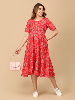 Bud & Boujee Maternity and Nursing Dress - DRS - SK - BDBJ - S