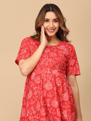 Bud & Boujee Maternity and Nursing Dress - DRS - SK - BDBJ - S