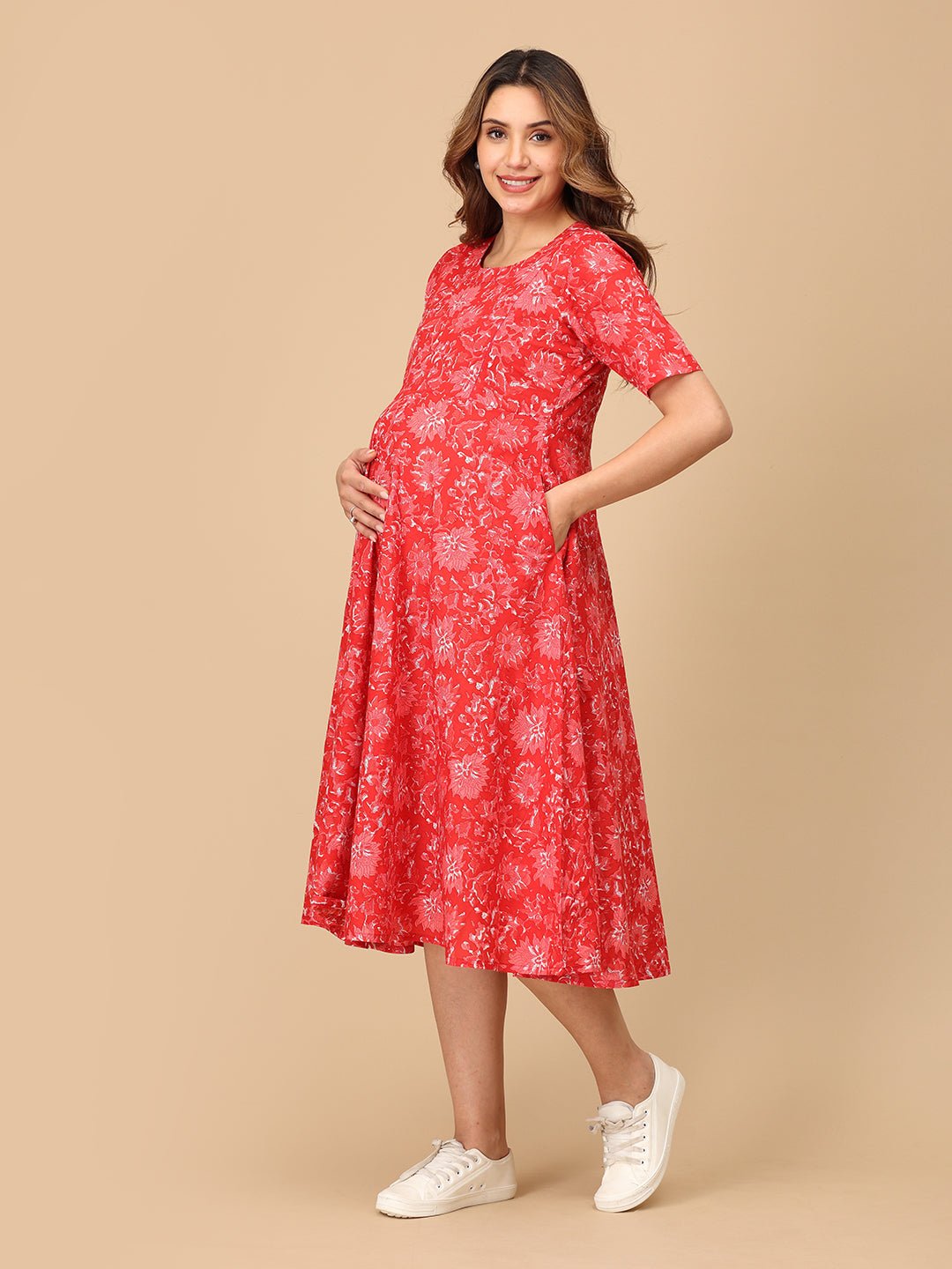 Bud & Boujee Maternity and Nursing Dress - DRS - SK - BDBJ - S