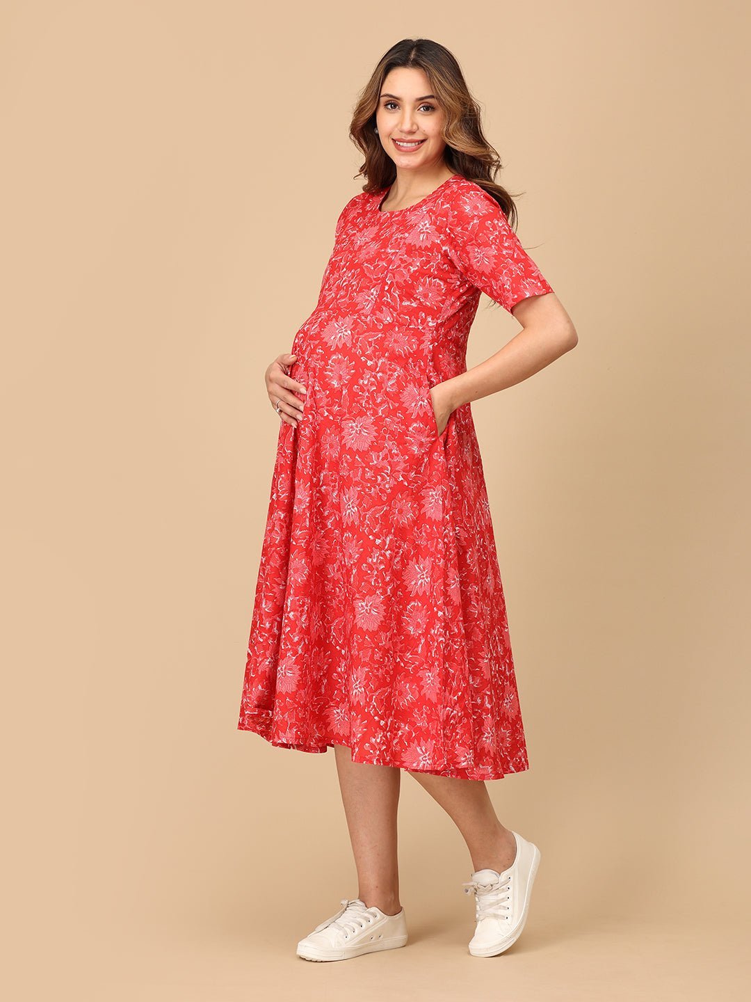 Bud & Boujee Maternity and Nursing Dress - DRS - SK - BDBJ - S