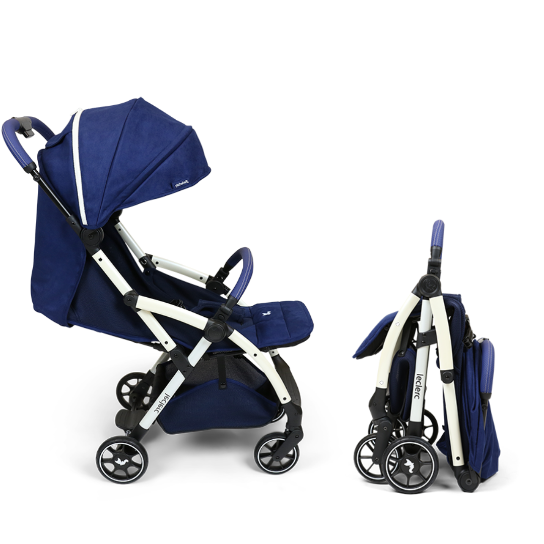 Leclercbaby Bundle Deal Hexagon Monte Carlo Blue (Stroller + Diaper Bag)