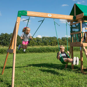 BYD Buckley Hill Playtower with Swing and Slide - Kids Activity & Play Equipment