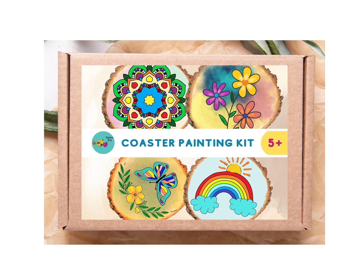 Digitox Kits DIY Coaster Painting Kit