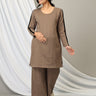 Caffè Mocha Maternity and Nursing Loungewear Set - NW - SD - CAFMO - S