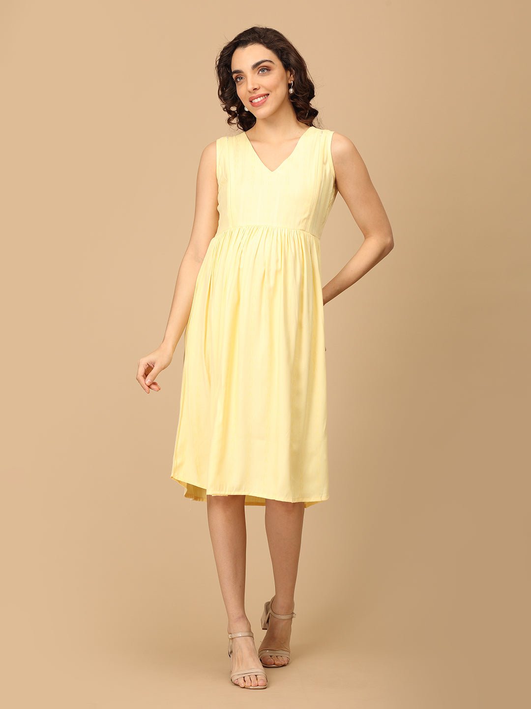 Canary & Coats Maternity and Nursing Shacket Dress - DRS - SK - CNRCT - S
