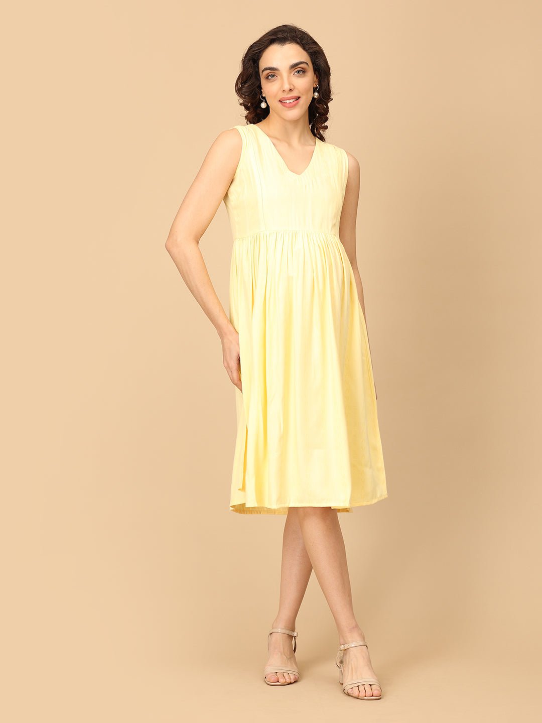 Canary & Coats Maternity and Nursing Shacket Dress - DRS - SK - CNRCT - S