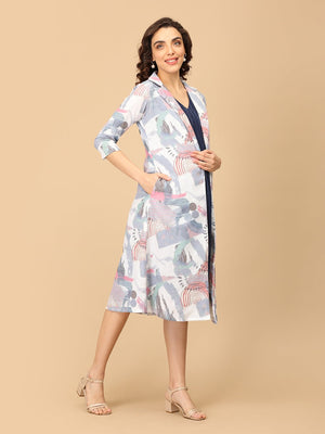 Canvas & Couture Maternity and Nursing Shacket Dress - DRS - SK - CNVCT - S
