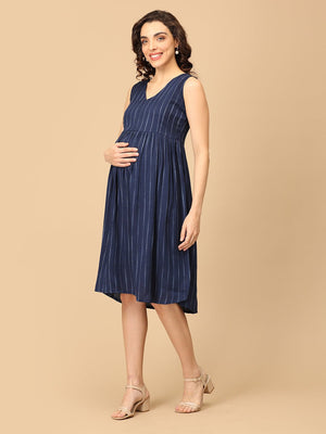 Canvas & Couture Maternity and Nursing Shacket Dress - DRS - SK - CNVCT - S