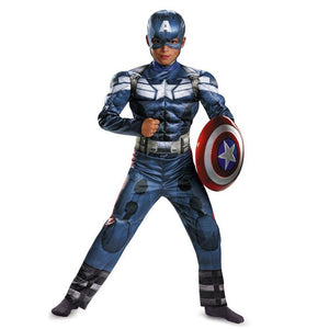 Captain Superhero ,Kids Halloween Costume Fancy Dress Up - 4 - 6 Years Halloween
