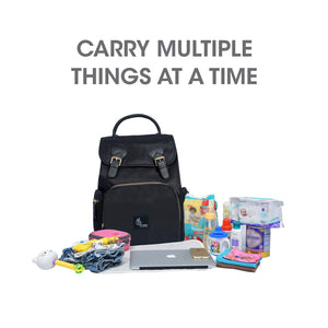 Caramello Bliss Diaper Bag - Black - Diaper Bags