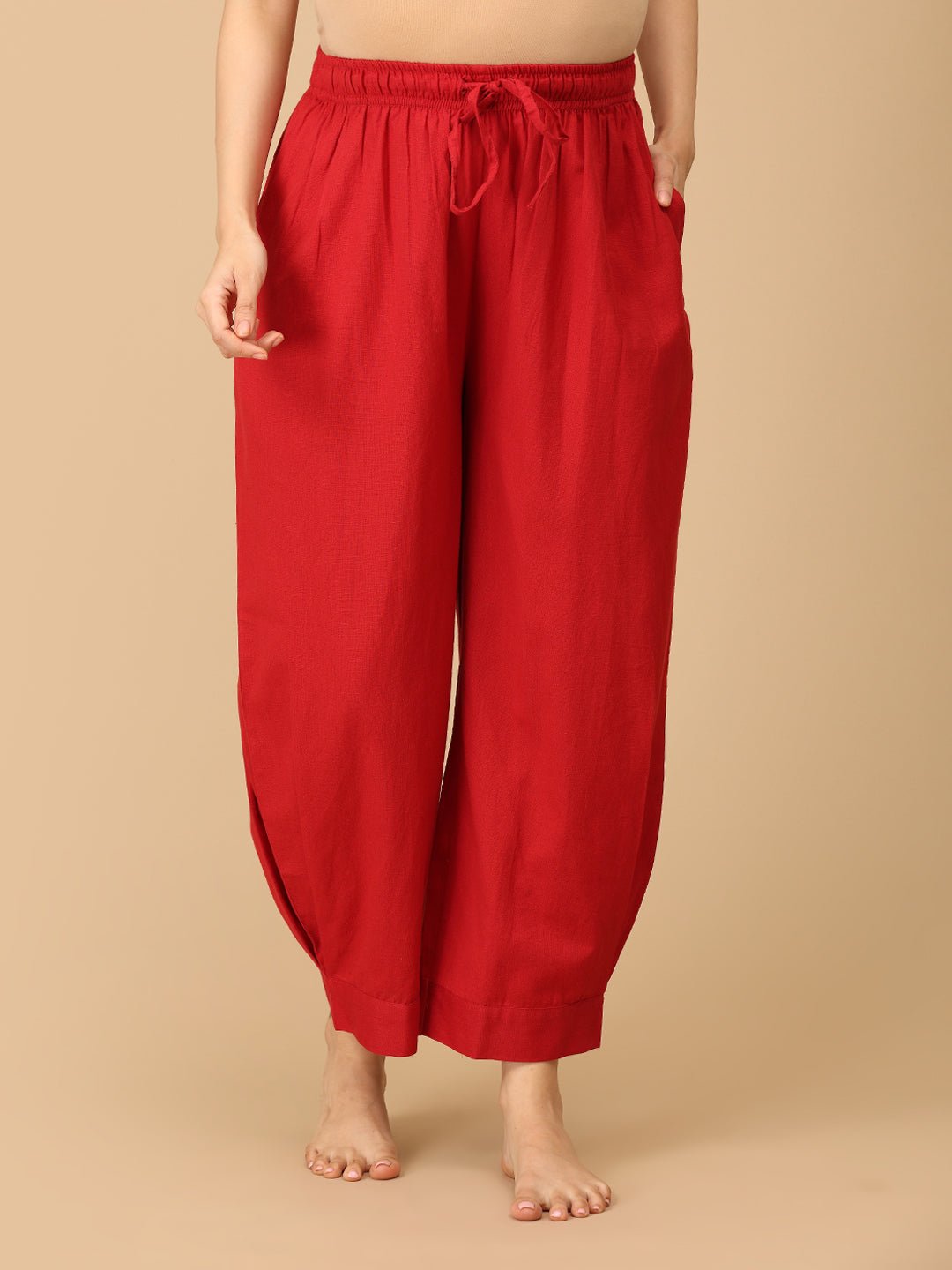 Carmine Maroonscape Maternity Lounge Pants - MBS - SK - MRSPC - S