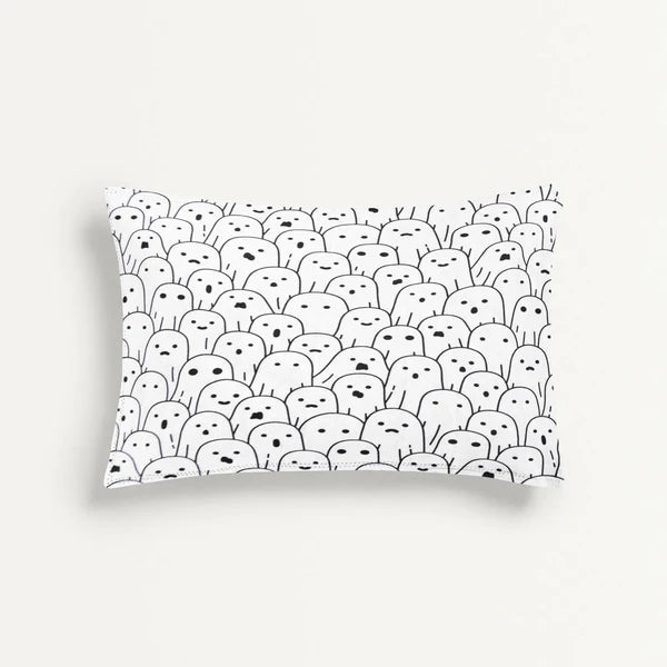 The Baby Atelier 100% Organic Baby Pillow Cover without fillers Casper