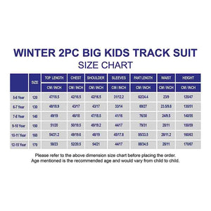Casual Black With Green Borer 2Pcs Track Suit Set For Kids & Tweens - 5 - 6 Years Kids Clothing