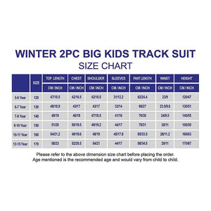 Casual Cream & Black Big Heart 2Pcs Track Suit Set For Kids & Tweens - 4 - 5 Years Kids Clothing