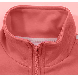Casual Dark Peach 2Pcs Track Suit Set For Kids & Tweens - 5 - 6 Years Kids Clothing