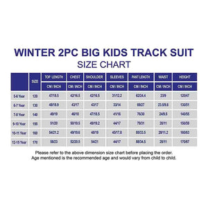 Casual Dark Peach 2Pcs Track Suit Set For Kids & Tweens - 5 - 6 Years Kids Clothing