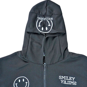 Casual Smiley Black & White Stripes 2Pcs Track Suit Set For Kids & Tweens - 5 - 6 Years Kids Clothing