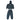 Casual Smiley Black & White Stripes 2Pcs Track Suit Set For Kids & Tweens - 5 - 6 Years Kids Clothing