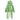 Casual Smiley Green & White Stripes 2Pcs Track Suit Set For Kids & Tweens - 5 - 6 Years Kids Clothing