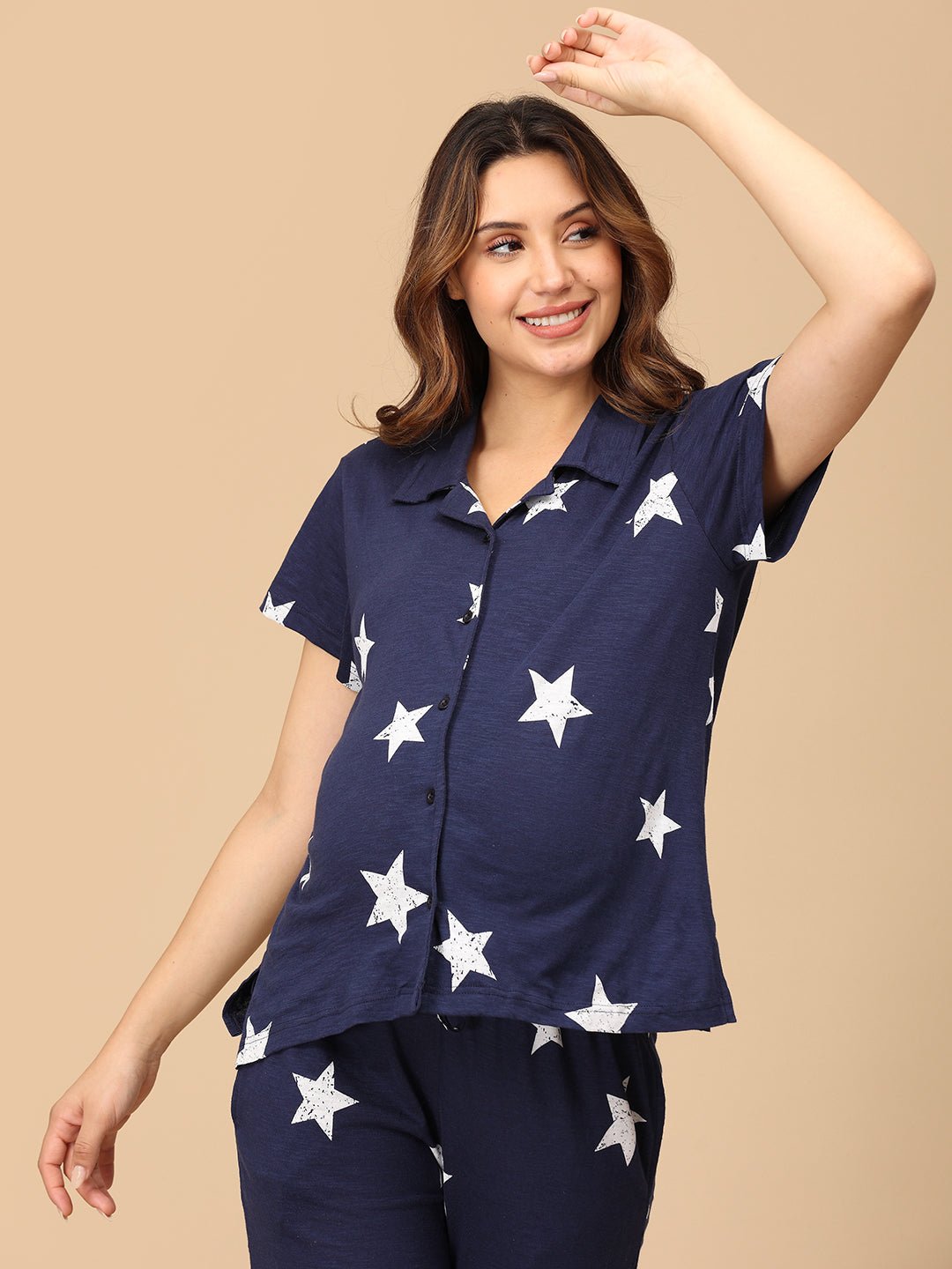 Catch Me Snoozing Maternity and Nursing Nightwear Set - NW - SD - CMSNZ - S