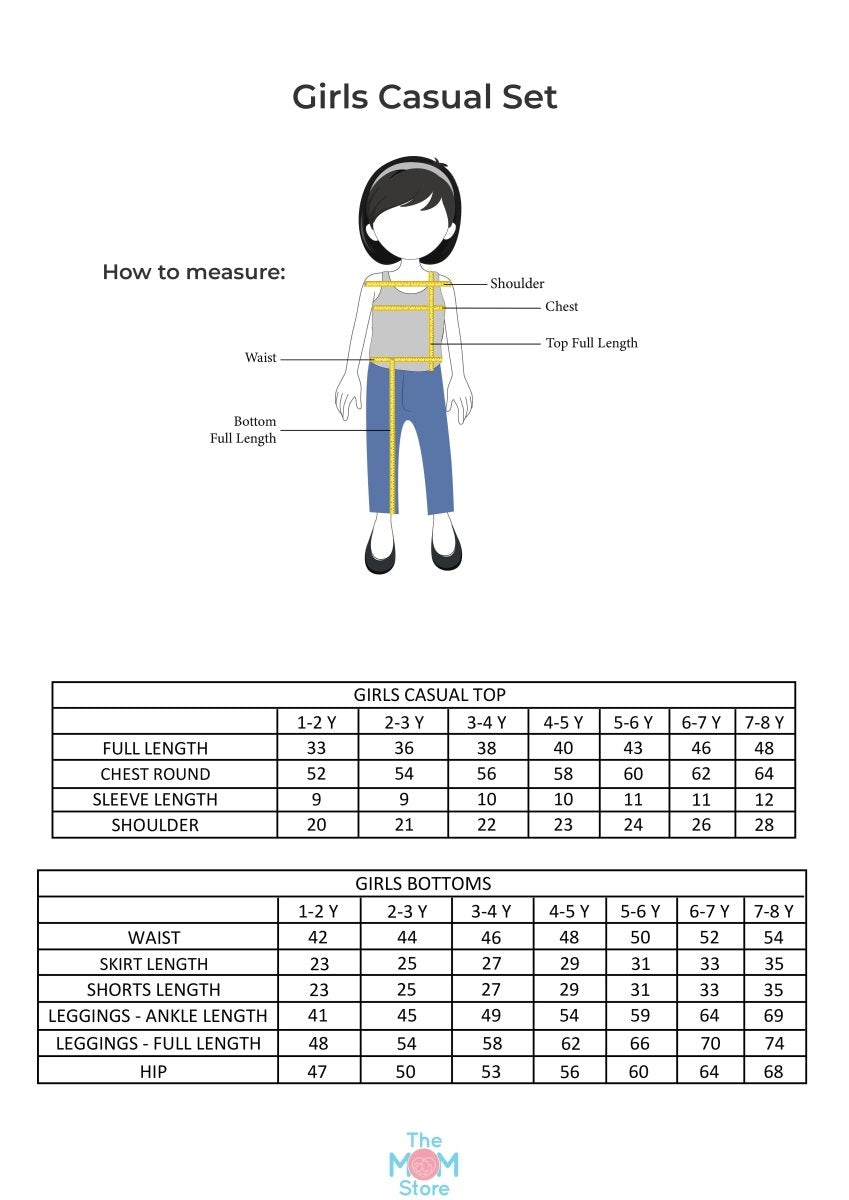 Catch Your Dreams Girls Top And Flared Pant Set - KCW-AN-CDPT-1-2