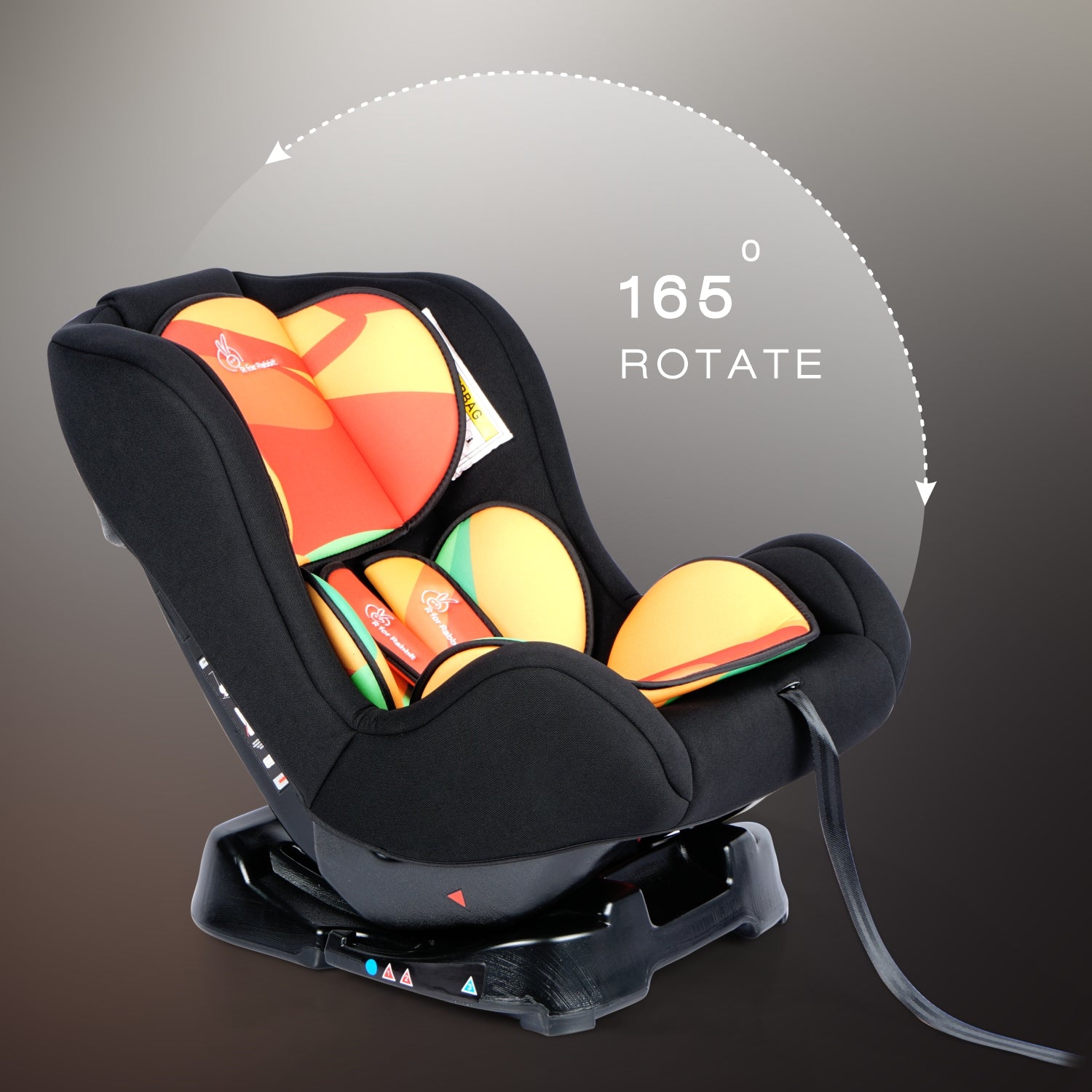 R for Rabbit Convertible Baby Car Seat Jack N Jill- Multicolor