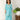 Celeste Blue Floral Embroidered Girls Anarkali Kurta Set - KP-CLSBF-6-12