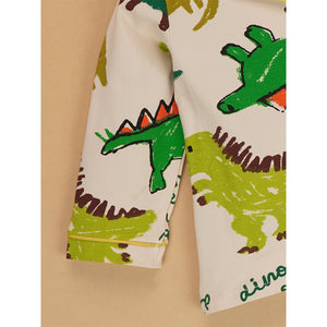 Chalk paint Dino soft Cotton Kids Nightsuit - 1 - 2 Years Nightsuits