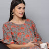 Chand Sitare Maternity Kaftan Kurta Set With Nursing - MEW-CHSTR-S